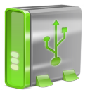 Green USB Icon